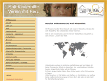 Tablet Screenshot of mali-kinderhilfe.org